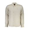 North Sails Beige Linen Men Shirt