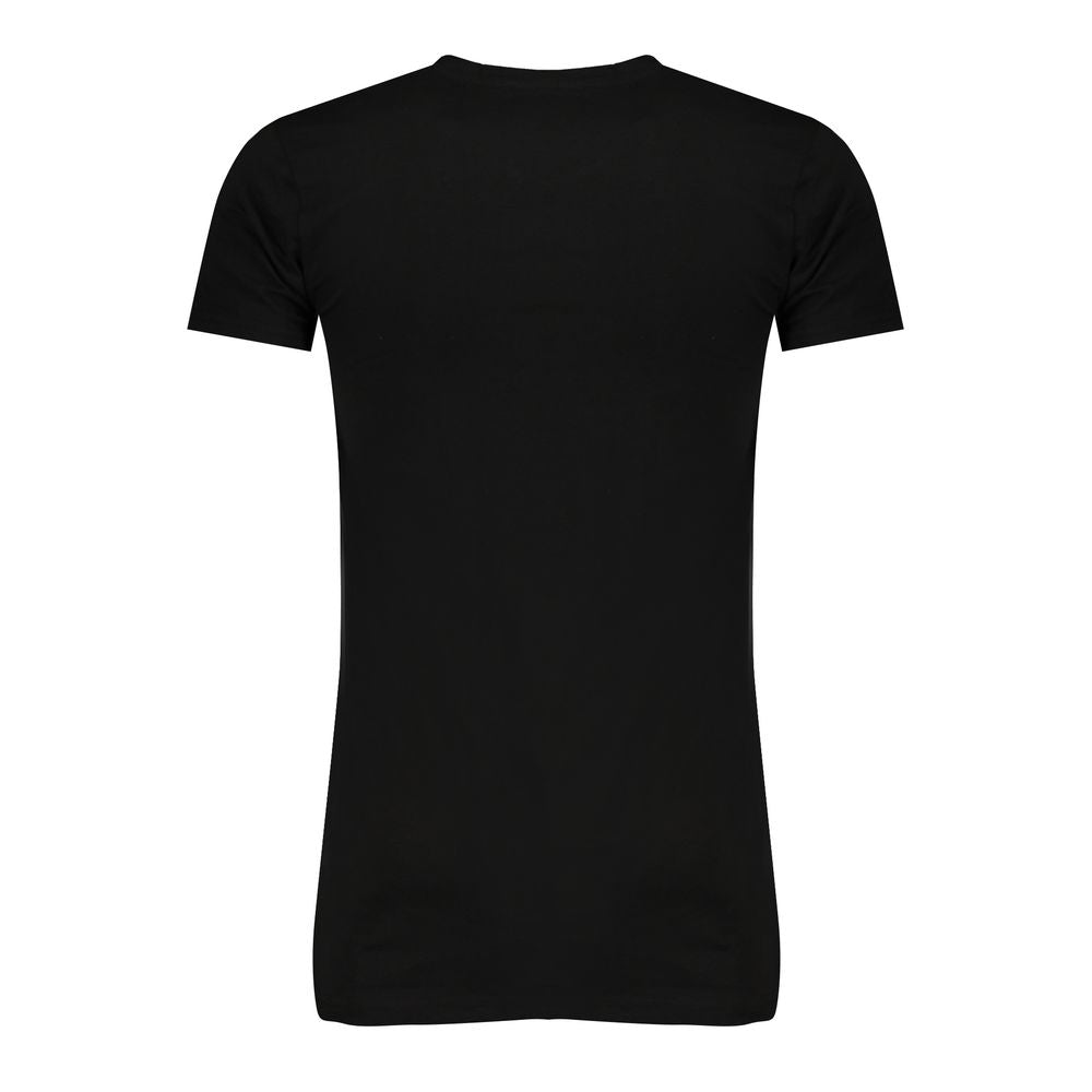 Gaudi Black Cotton T-Shirt