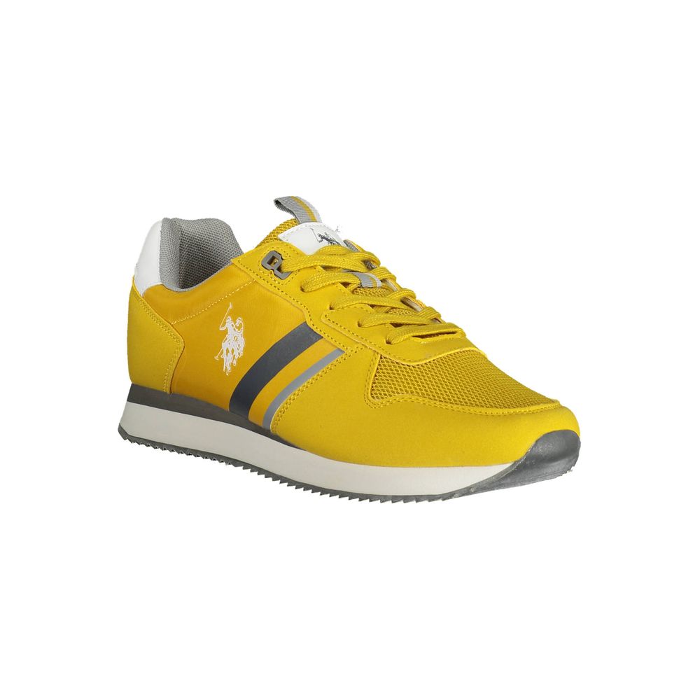 U.S. POLO ASSN. Yellow Polyester Men Sneaker