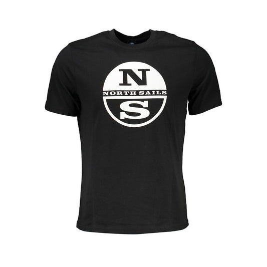 North Sails Black Cotton T-Shirt