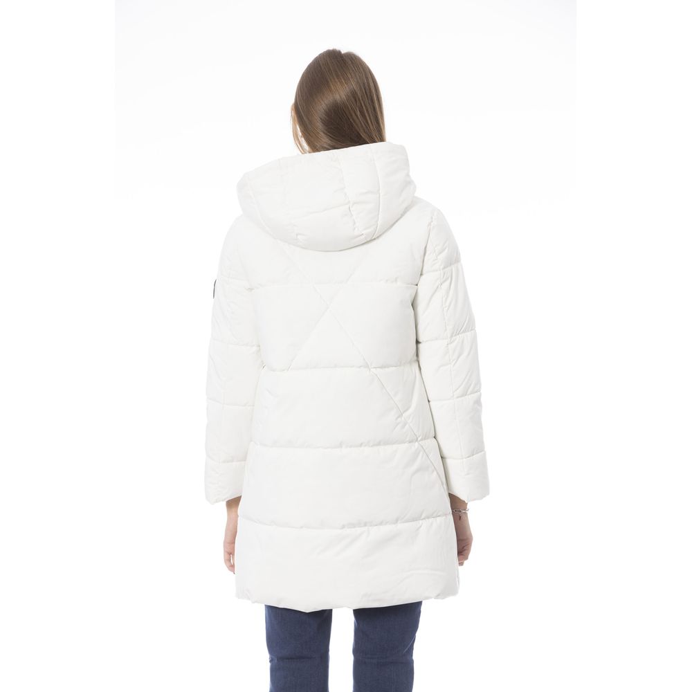 Baldinini Trend White Polyester Women Jacket