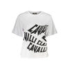 Cavalli Class White Cotton Women T-Shirt