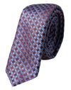 Dolce & Gabbana Blue Purple Patterned Silk Adjustable Men Tie