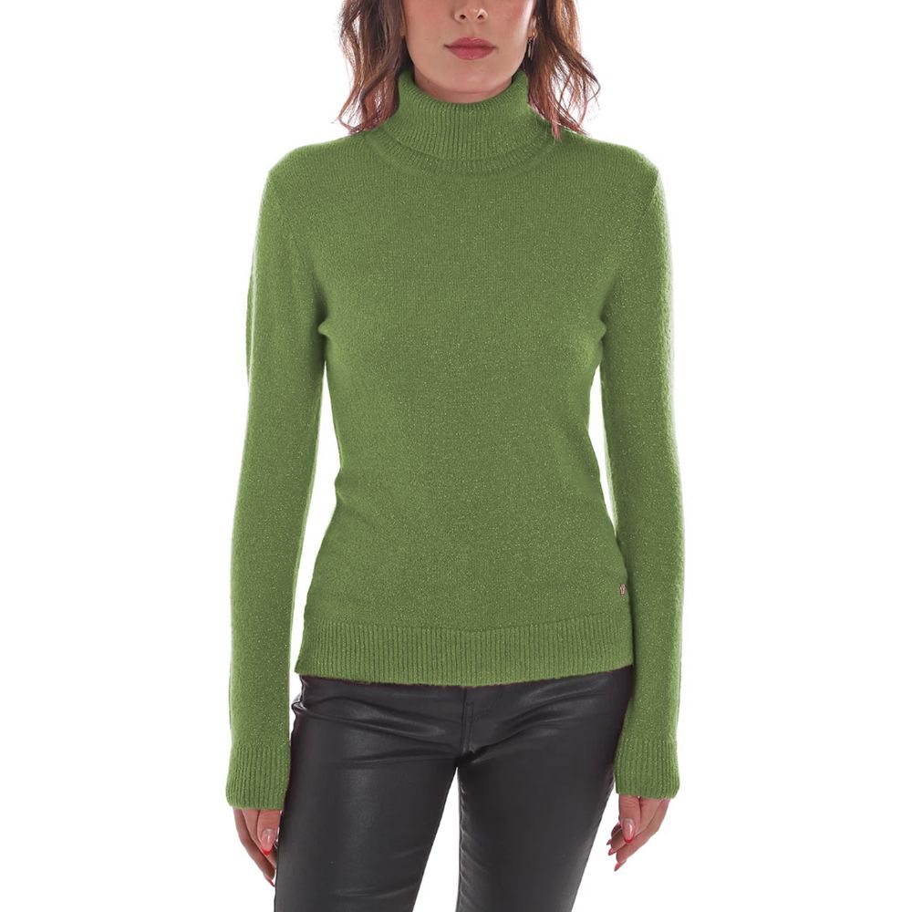 Yes Zee Green Viscose Sweater