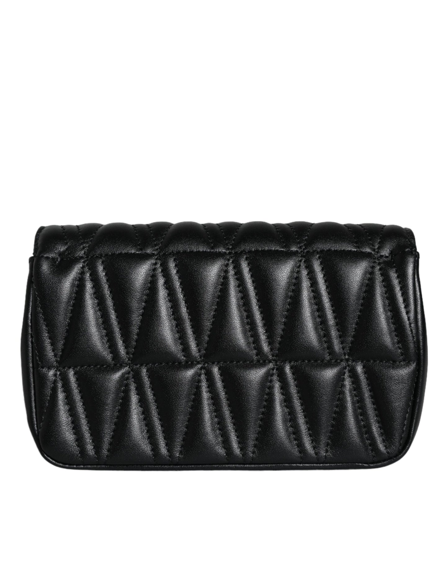 Versace Black Mini Nappa Leather Crossbody Shoulder Bag