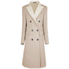 Made in Italy Beige Wool Women Coat