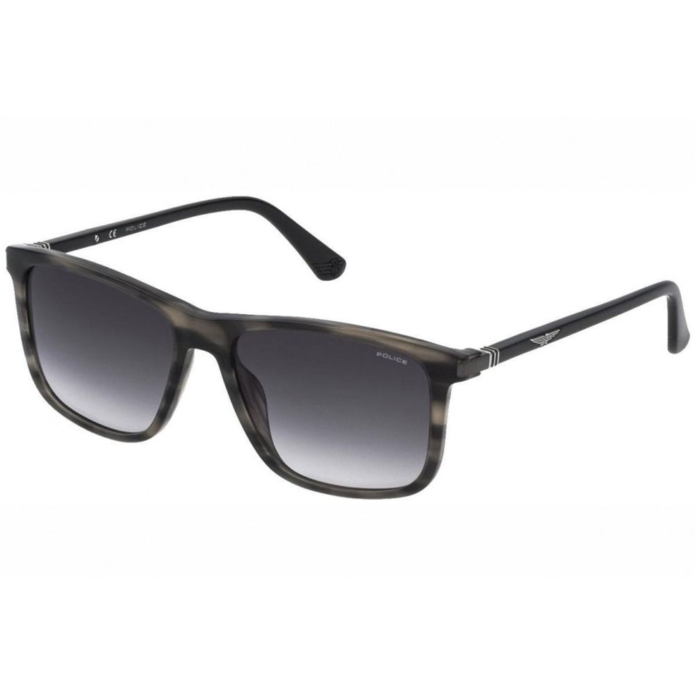 Police Brown Metal Sunglasses