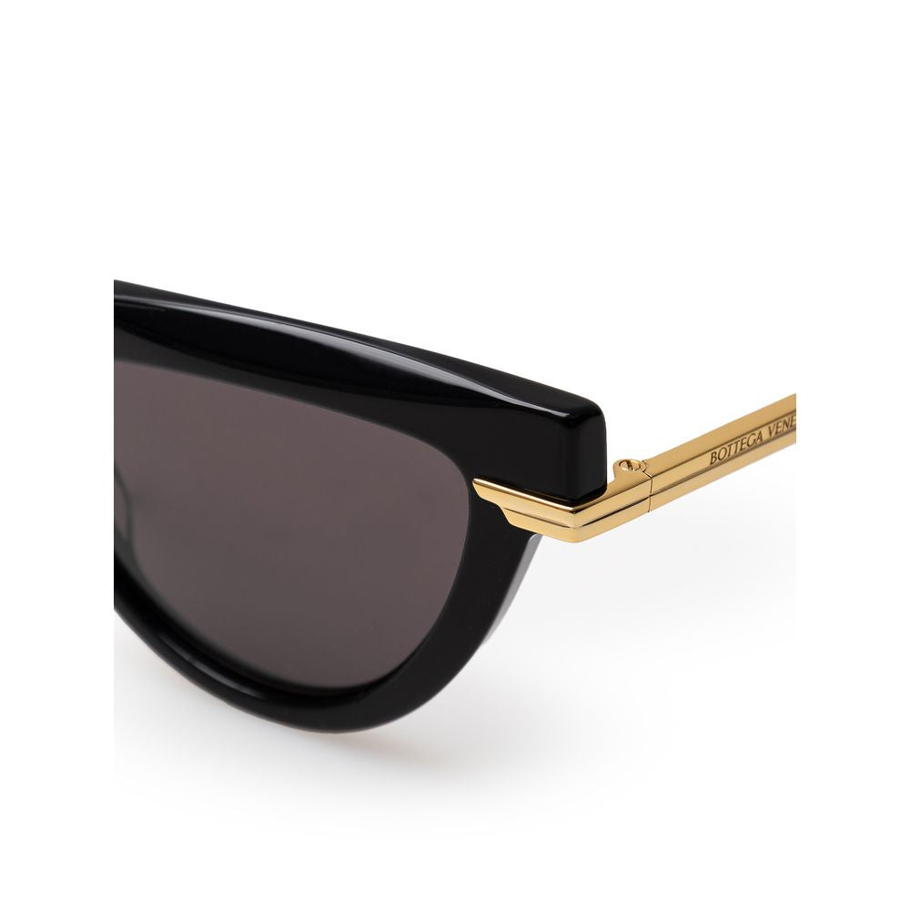 Bottega Veneta Black Acetate Sunglasses