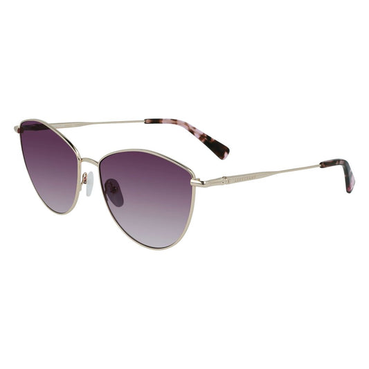 Longchamp Gold Metal Sunglasses