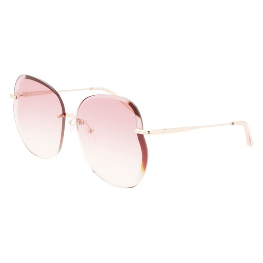 Longchamp Rose Gold Metal Sunglasses