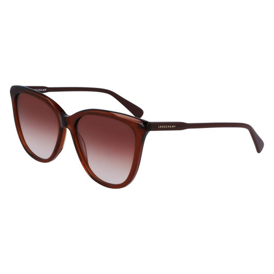 Longchamp Brown Acetate Sunglasses