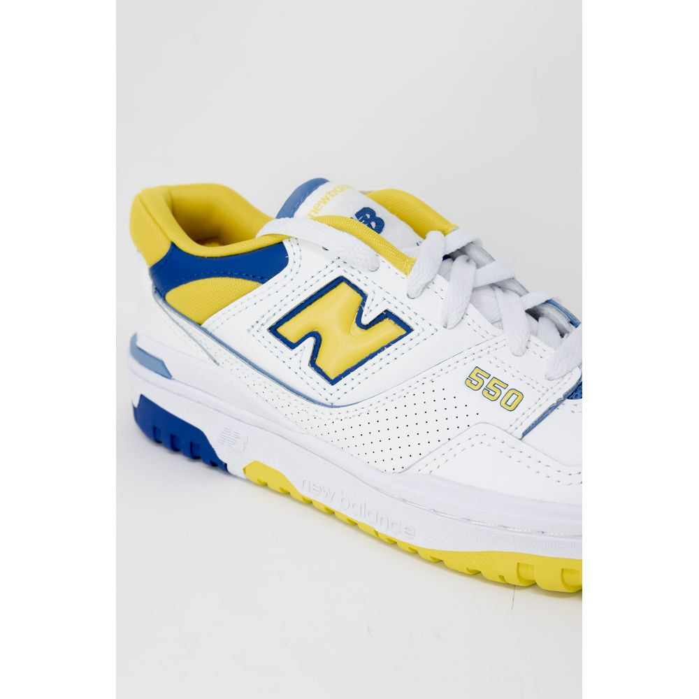 New Balance Yellow Artificial Leather Sneaker