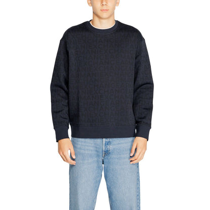 Hanorac Armani Exchange din bumbac albastru