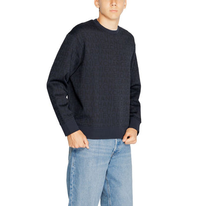 Hanorac Armani Exchange din bumbac albastru