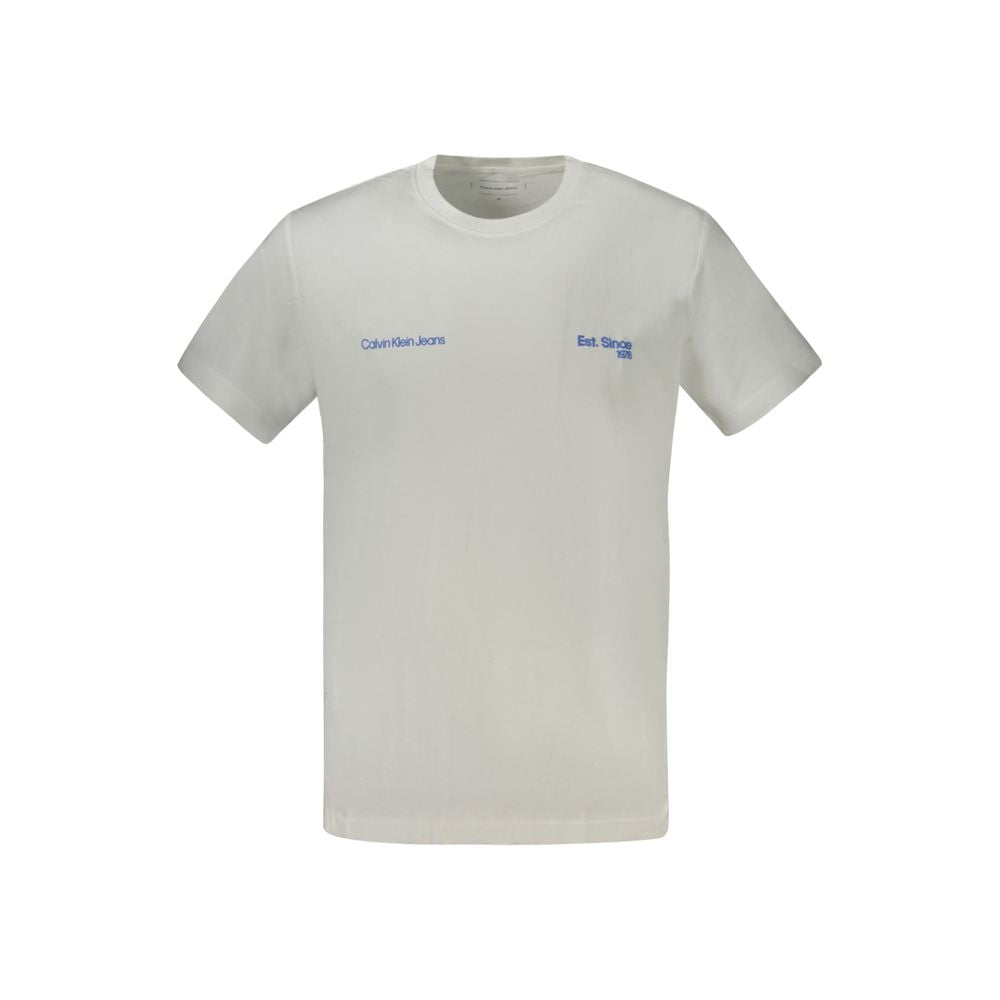 Calvin Klein White Cotton T-Shirt