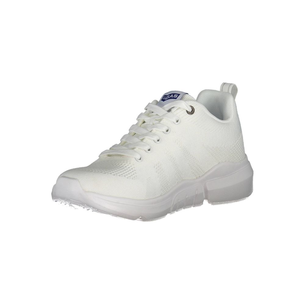 Gas White Artificial Leather Sneaker