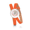 Folli Follie Orange Leather Watch