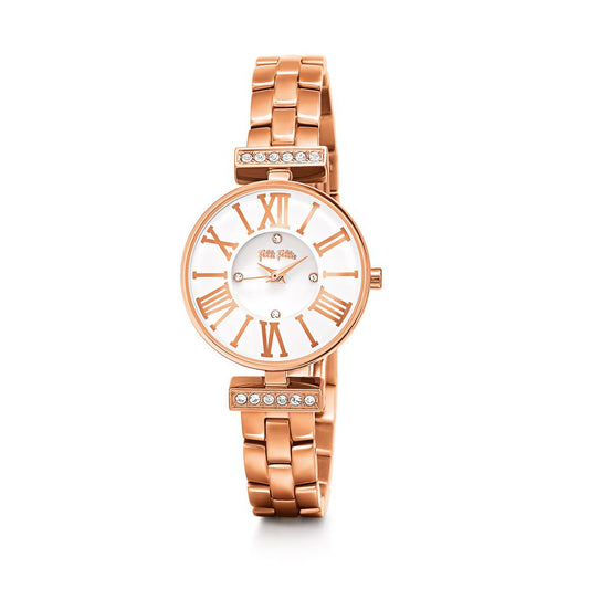 Folli Follie Gold Steel Watch