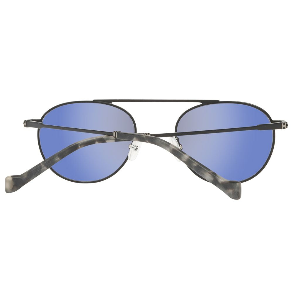 Hackett Black Metal Sunglasses