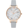 Olivia Burton Gray Artificial Leather Watch