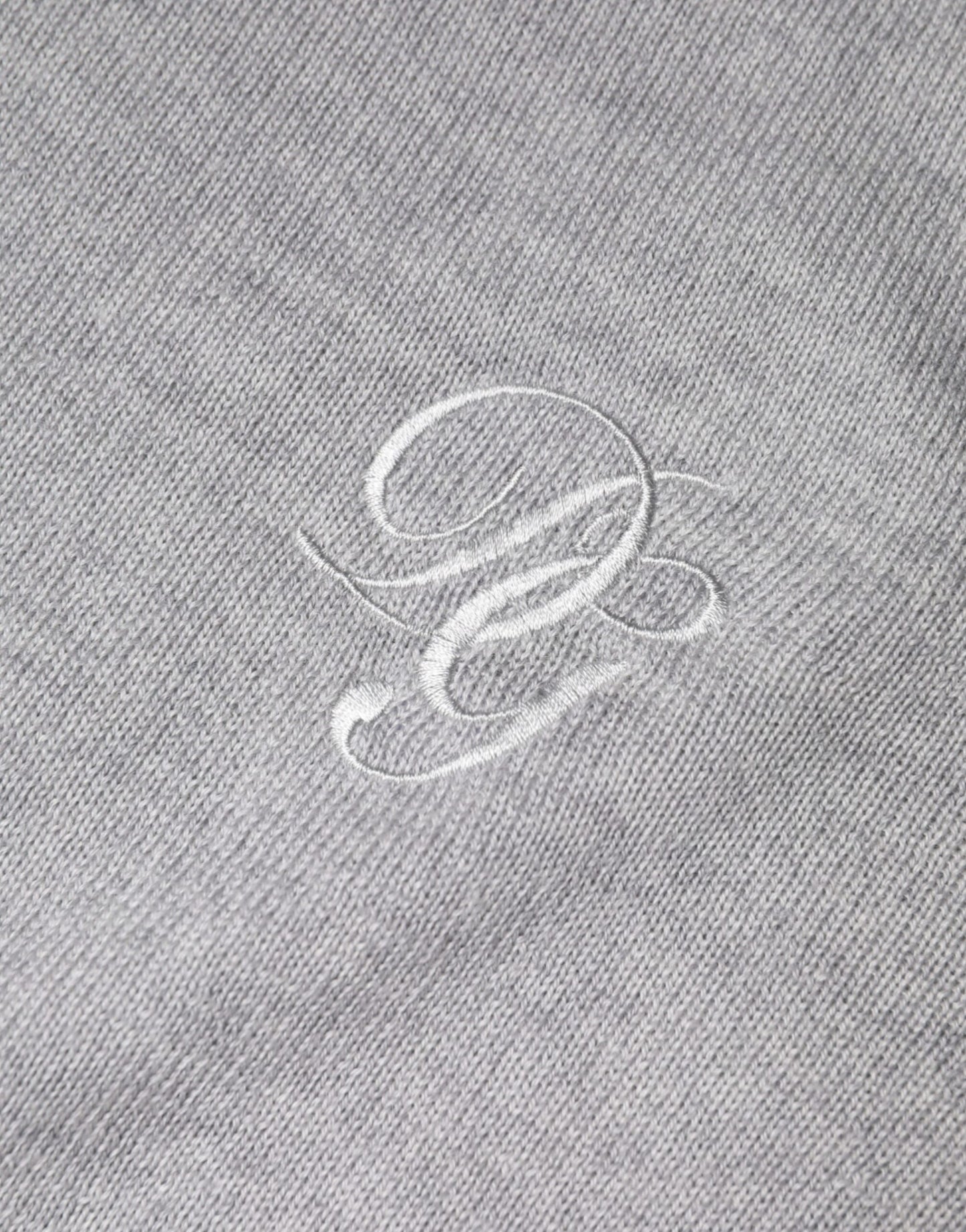 Dolce & Gabbana Light Gray Wool Crew Neck Pullover Sweater