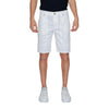 Jeckerson White Cotton Short