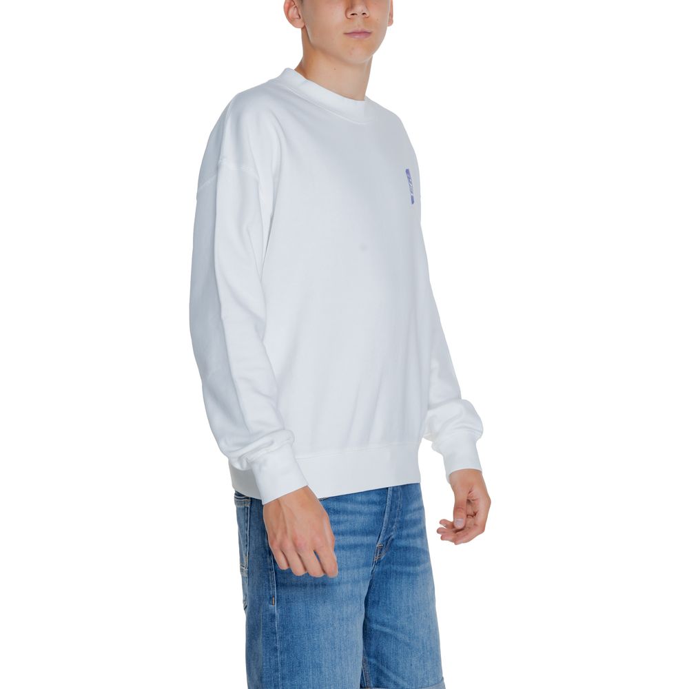 Replay White Cotton Sweater