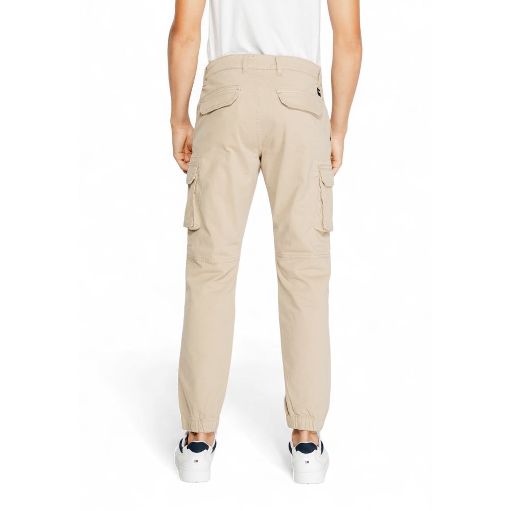 Gas Beige Cotton Jeans & Pant