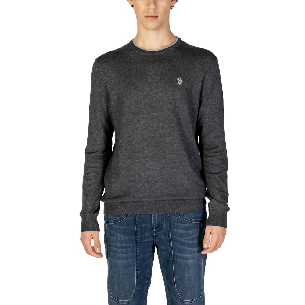 U.S. POLO ASSN. Gray Viscose Sweater