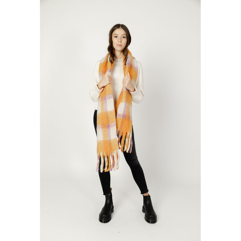 Only Orange Polyester Scarf