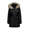 Only Black Polyester Parka