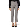 Sandro Ferrone Beige Polyester Pant