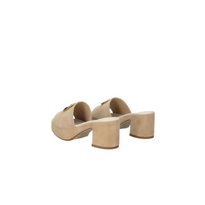 Guess Brown Suede Leather Sandal