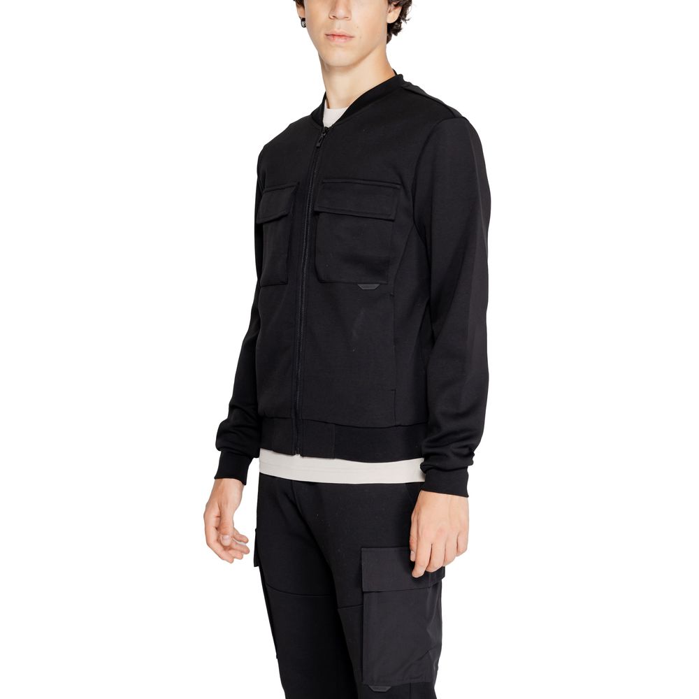 Antony Morato Black Cotton Sweater