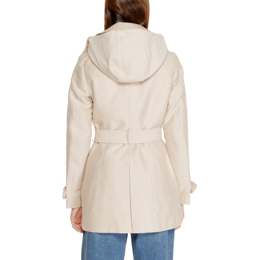 Morgan De Toi Beige Polyester Jackets & Coat