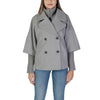 Jacqueline De Yong Gray Polyester Jackets & Coat