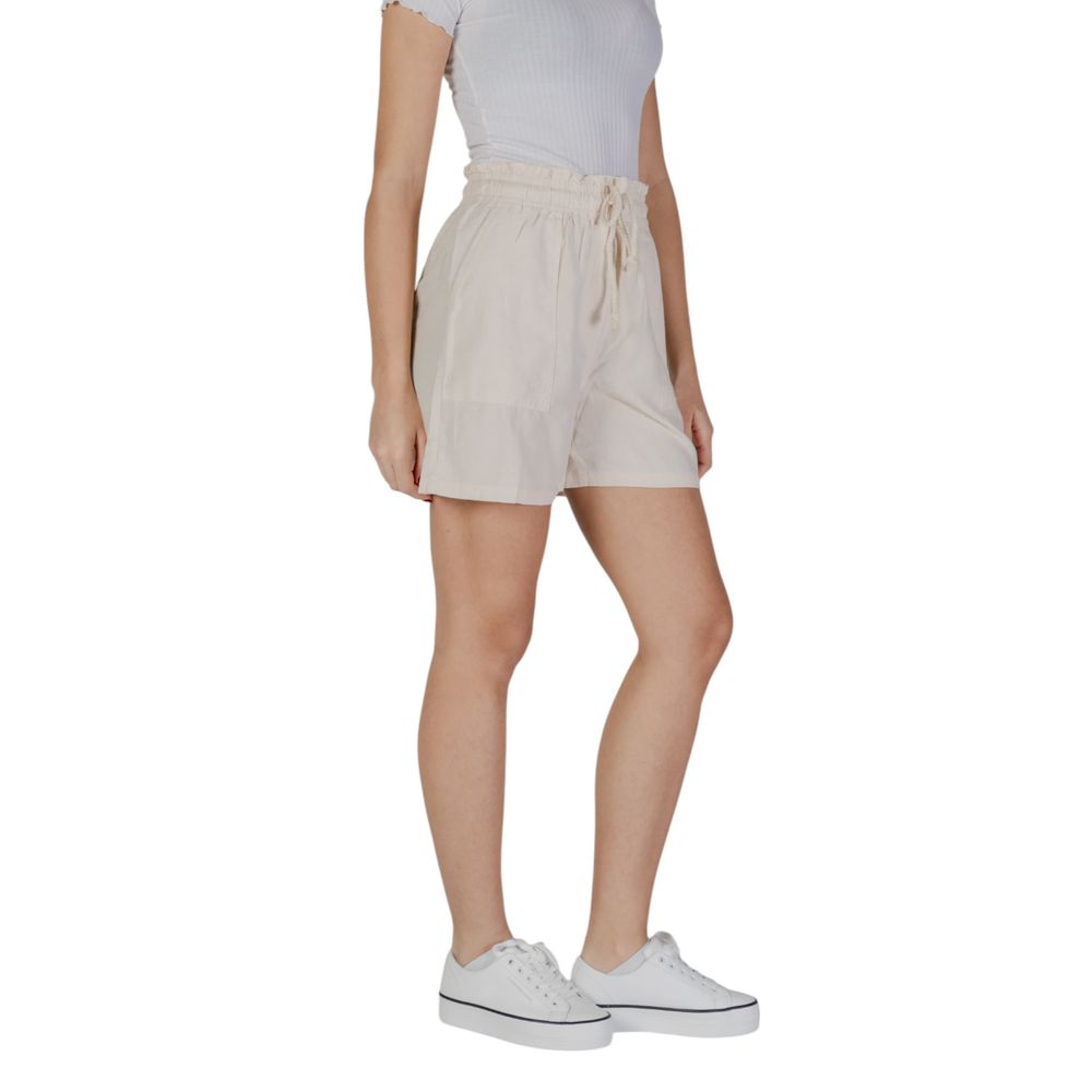 B.Young Beige Cotton Short