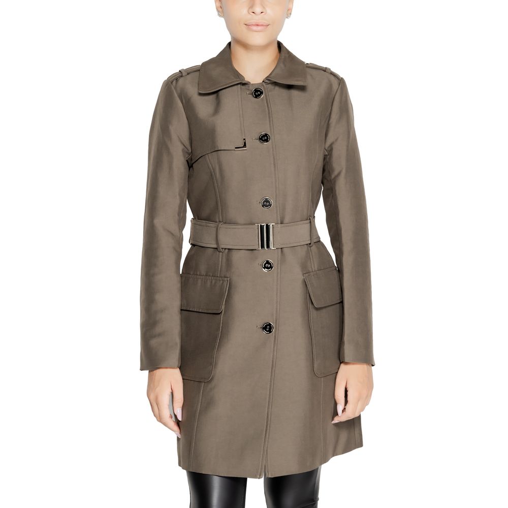 Morgan De Toi Green Polyester Jackets & Coat