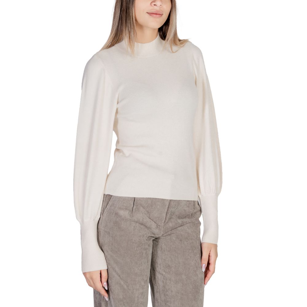 Vero Moda Cream Viscose Tops & T-Shirt