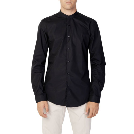 Antony Morato Black Cotton Shirt