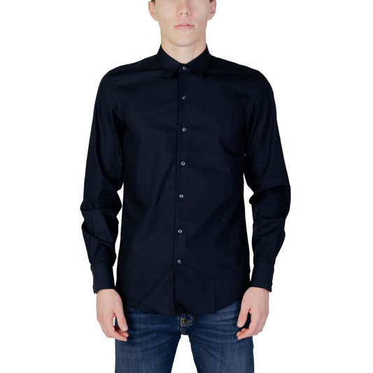 Antony Morato Blue Cotton Shirt