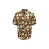 Only & Sons Brown Viscose Shortsleeve Shirt