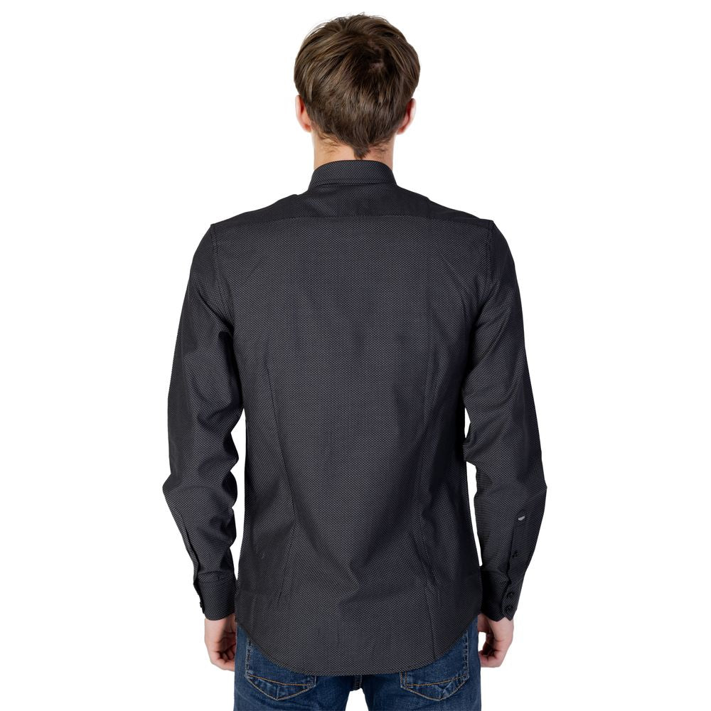 Antony Morato Gray Cotton Shirt