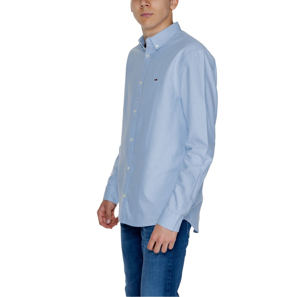 Tommy Hilfiger Jeans Blue Cotton Shirt