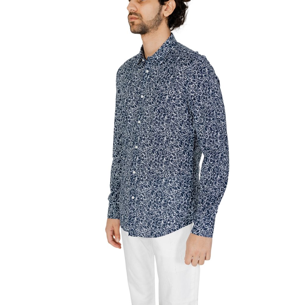 Antony Morato Blue Cotton Shirt