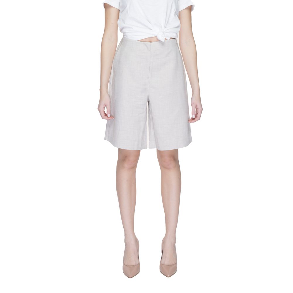 Vero Moda Gray Polyester Short