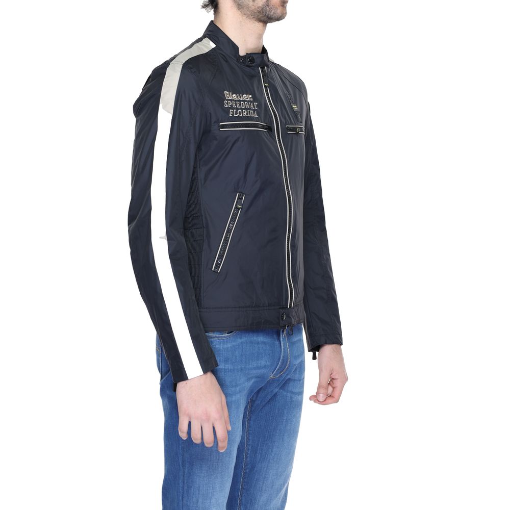 Blauer Black Polyamide Jacket