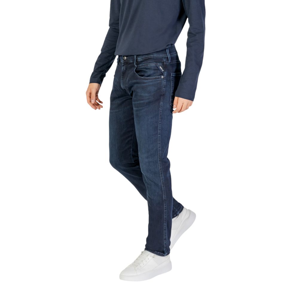 Replay Blue Cotton Jeans & Pant