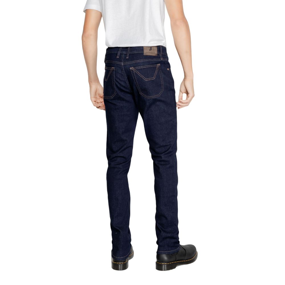 Jeckerson Blue Cotton Jeans & Pant