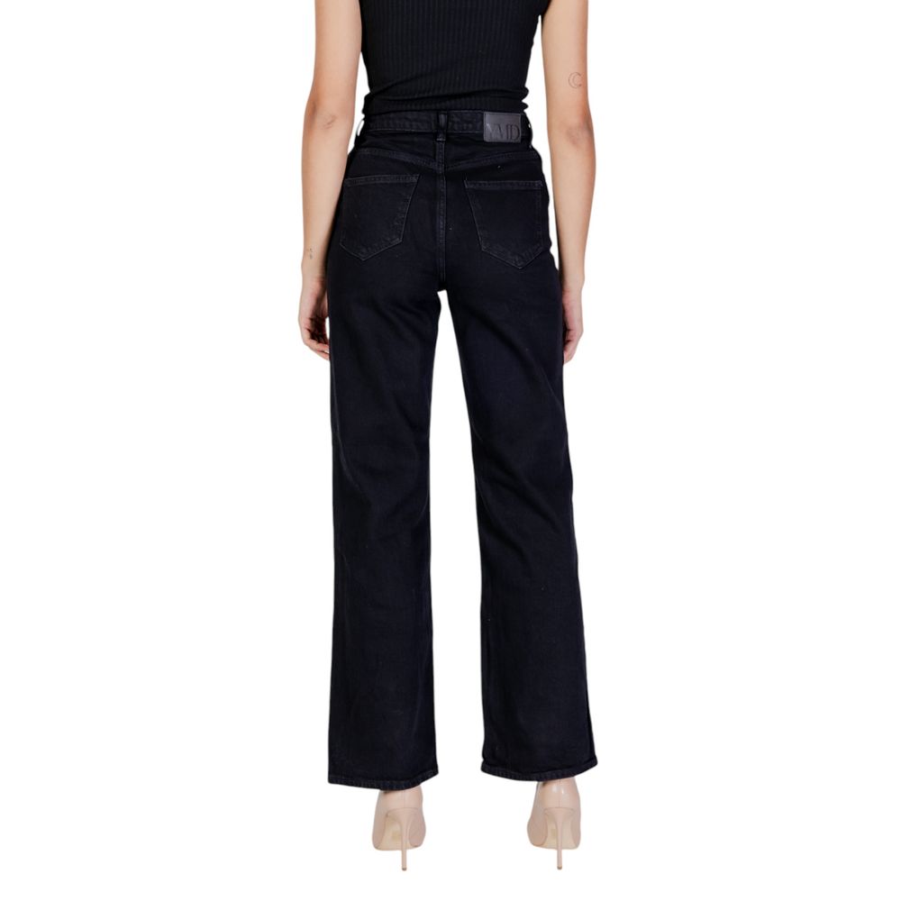 Vero Moda Black Cotton Jeans & Pant